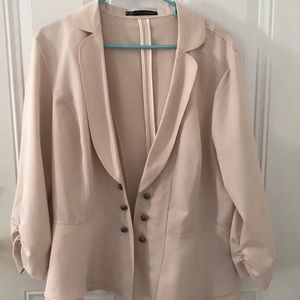 Blush blazer